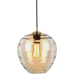 Leitmotiv - Hanglamp Glamour Globe - Amberbruin