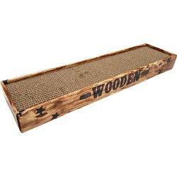 CROCI KRABPLANK HOMEDECOR NOCE HOUTPRINT BRUIN 48X12,5X5 CM