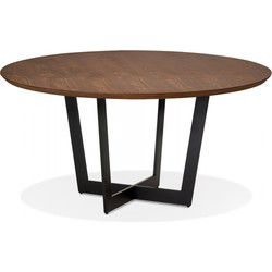 LULU ronde eettafel 120x120x75 cm Bruin