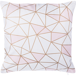 CLARKIA - Sierkussen - Roze - 45 x 45 cm - Katoen