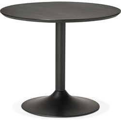 Ronde bureautafel CHEF zwart