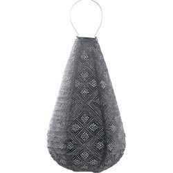 LUMIZ Solar tuinverlichting Topaze Drop - 28 cm - Donker Grijs