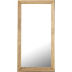 PTMD Chevar Natural oak wood mirror rectangle L