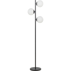 Beliani WADI - Staande lamp-Zwart-Staal