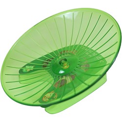 Knaagdier silent trainingsdisc 21 cm groen