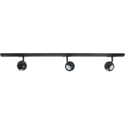 Highlight - Track - Plafondlamp - GU10 - 3,5 x 15  x 15cm - Zwart