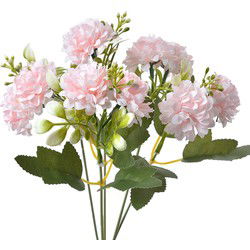 Clayre & Eef Kunstbloem 31 cm Roze Kunststof