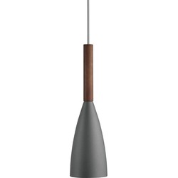 Hanglamp charmant, elegant en strak design - grijs
