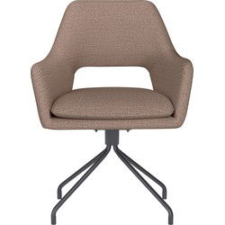 Eetkamerstoel Mos Taupe Spider Swivel - Giga Meubel