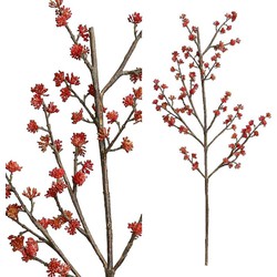 PTMD Berry Plant Bessen Kunsttak - 54 x 30 x 107 cm - Rood