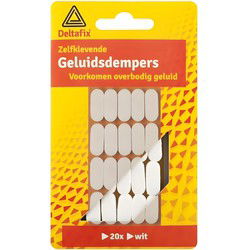Geluiddempers wit 20st