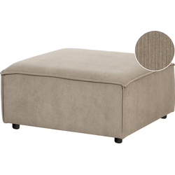 Beliani ARDAL - Ottomaan-Beige-Corduroy