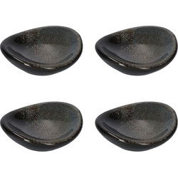 Krumble Eetstokjes houder - Keramiek - Zwart - Set van 4