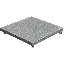 Special Hawaii granieten parasolvoet - 120 kg - space grey-verrijdbaar