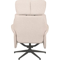 LABEL51 Fauteuil Verdal - Naturel - Boucle - Excl. Hocker