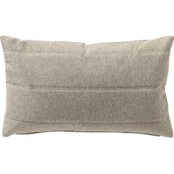 Dutch Decor TALIA - Buitenkussen 30x50 cm - waterafstotend en uv-bestendig - Pumice Stone - beige - Dutch Decor