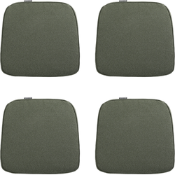 Madison -  Zitkussen Wicker Manchester green - Ca. 48x48 cm - Set van 4