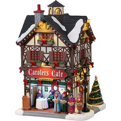 Carolers Cafe B/O (4.5V) Weihnachtshaus - LEMAX