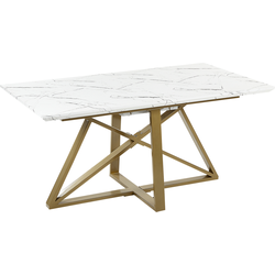 Beliani MAXIMUS - Eettafel-Wit-MDF