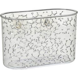 5five Doucherekje - kunststof - met zuignappen - 19x9x12 cm - Douche- en badrekjes