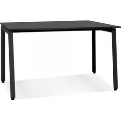 AMADEUS vergadertafel 140x140x745 cm Zwart