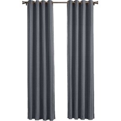 Larson - Luxe hotel blackout gordijn - met ringen - 3m x 2.5m - Donkergrijs