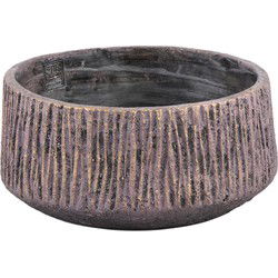 PTMD Holden Bloempot - 30x30x15 cm - Cement - Paars
