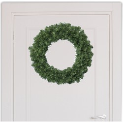 Groene dennenkrans 60 cm kerstversiering deurkransen - Kerstkransen