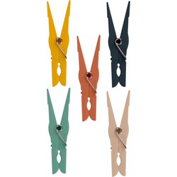 Urban Living Basic Grip wasknijpers - 100x - kunststof - 7 cm - Knijpers