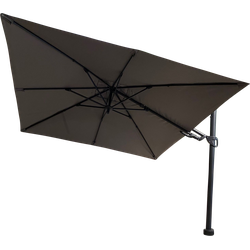 Barletta vrijhangende zweefparasol grijs 3x3 m - Borek