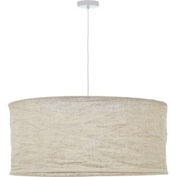 Kave Home - Lampenkap van beige linnen voor plafondlamp Mariela Ø 80 x 40 cm