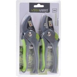 Pro Garden Tuinscharen set - snoeischaar en heggenschaar - 20 cm - Snoeischaren