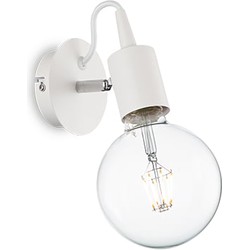 Ideal Lux - Edison - Wandlamp - Metaal - E27 - Wit