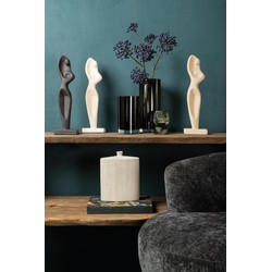PTMD Decoratieve Standbeeld Sumaya - 12x9x42 cm - Cement - Creme