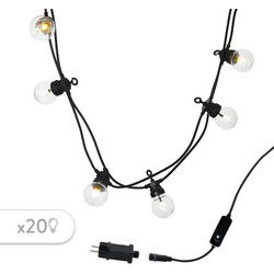 LUMIJARDIN Slinger 20 LED-lampen - Warm wit - Feestverlichting