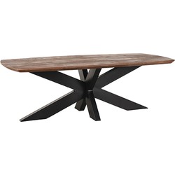 LABEL51 Salontafel Zane - Espresso - Mangohout - 120 cm