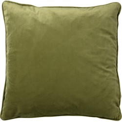 Dutch Decor FINN - Kussenhoes velvet 45x45 cm -  Calliste Green - groen - Dutch Decor