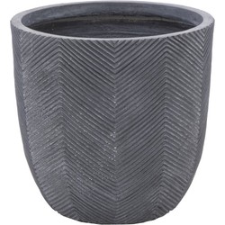 Iowa Egg Pot Graphite D39H38 - MCollections