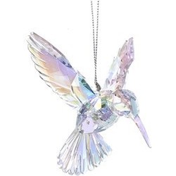 Clear/Iridescent Hummingbird 4 Inch - Kurt S. Adler