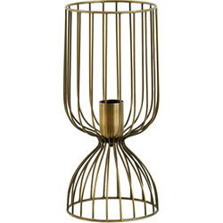 D - Light & Living - Tafellamp LAZAR  - 16x16x36cm - Brons