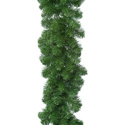 1x Groene dennenslinger kerstslingers 270 cm - Guirlandes