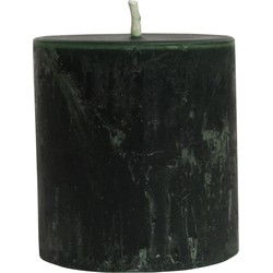 PTMD Kaars New Rustic Outdoor - 15x15x16 cm - Parrafin - Jagergrun