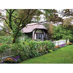 Cottage UK 70x50cm Tuinschilderij - Customize-it