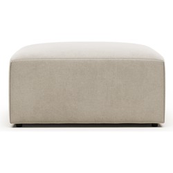 Kave Home - Voetenbank Blok 90 x 70 cm beige