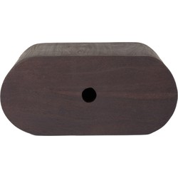 LABEL51 Wanddecoratie Rise - Espresso - Mangohout - 45 cm