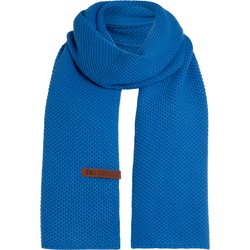 Knit Factory Jazz Gebreide Sjaal Dames & Heren - Cobalt - 200x30 cm