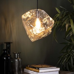 Hoyz - Hanglamp Rock Clear - 1 Lamp - Lamp in Rots - Industrieel