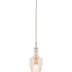 Hanglamp Brussels - Goud/Glas - Ø13cm