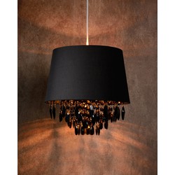 Luxo zwarte hanglamp diameter 30 cm 1xE27
