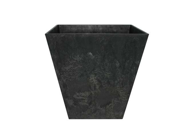 Bloempot Pot Ella zwart 35 x 34 cm - Artstone - 